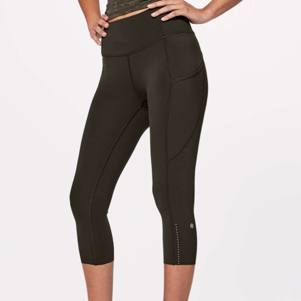 "Dark Olive” Fast N' Free Lululemon Leggings
